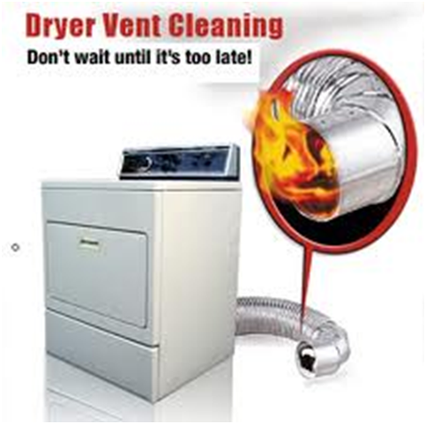 A clothes dryer with the caption Don`t wait until it`s too late!