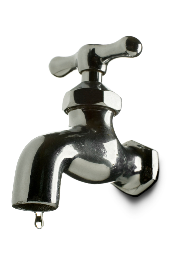 An image of a dripping water tap